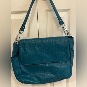 Thirty-One Jewell Collection Shoulder Bag/Satchel. Teal Color.